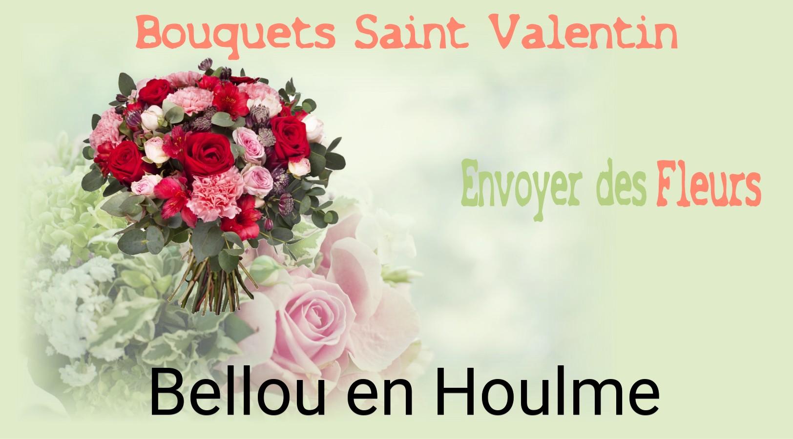 Roses de Saint-Valentin livrées à Bellou-en-Houlme